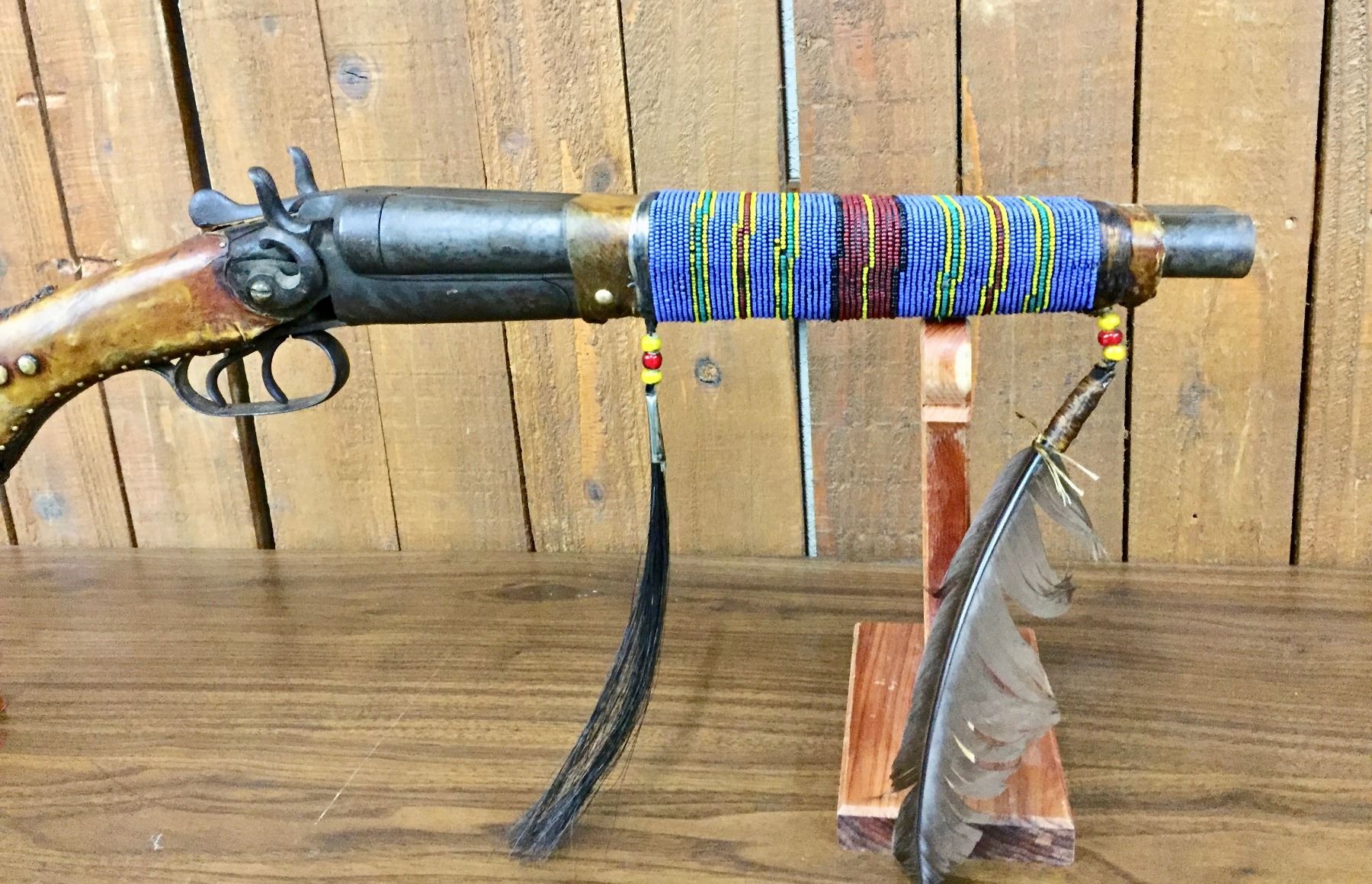 Tacked Double Barrel Novelty Shotgun