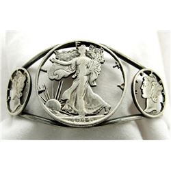 WALKING LIBERTY AND MERCURY DIME STERLING SILVER