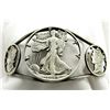 Image 1 : WALKING LIBERTY AND MERCURY DIME STERLING SILVER