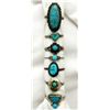 Image 1 : 7- TURQUOISE STERLING SILVER RINGS