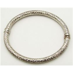 STERLING SILVER BANGLE BRACELETTE- MARKED