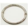 Image 1 : STERLING SILVER BANGLE BRACELETTE- MARKED
