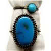 Image 2 : NAVAJO STERLING LOT WITH TURQUOISE STONES!