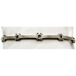 ANTIQUE STERLING LINK BRACELET