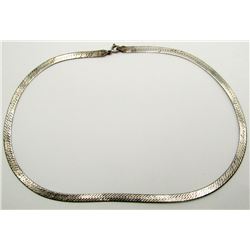 18 INCH ANTIQUE STERLING NECKLACE