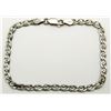 Image 1 : 7 INCH ITALY STERLING BRACELET MARKED 925 "AG"