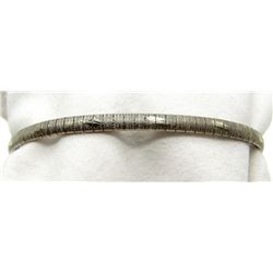 7 INCH STERLING BRACELET MARKED ITALY