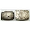 Image 1 : 2-STERLING BELT BUCKLES WITH GORGEOUS DETAILS!