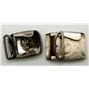 Image 2 : 2-STERLING BELT BUCKLES WITH GORGEOUS DETAILS!