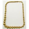 Image 1 : STERLING NECKLACE WITH GOLDEN BEADED DESIGN