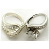 Image 2 : TWO STERLING RINGS SIZES 5-6