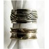 Image 1 : LOT OF 2 STERLING RINGS SIZES 6