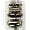 Image 1 : LOT OF 5 STERLING RINGS BAND- TYPE