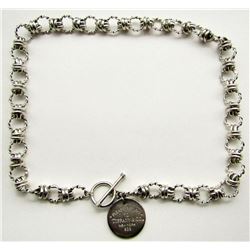 18" TIFFANY & CO NECKLACE STERLING