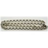 Image 1 : 18" STERLING CHAIN NECKLACE