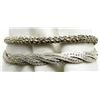 Image 1 : LOT OF 2 STERLING BRACELETS 7" EACH