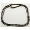 Image 2 : 18 INCH STERLING NECKLACE WITH GREAT DETAILS!