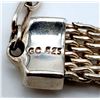 Image 2 : THICK WOVEN STERLING NECKLACE MARKED "GC"