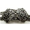Image 2 : ANTIQUE STERLING CHOKER WITH FLOWER