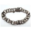 Image 1 : STERLING BRACELET WITH CIRCULAR LINKS