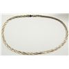 Image 2 : 16 INCHER ITALY STERLING BRAIDED NECKLACE/CHAIN