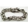 Image 1 : THICK AMERICAN STERLING BRACELET WITH