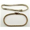 Image 1 : 2-STERLING BRACELETS (1)WOVEN DESIGN & (1)