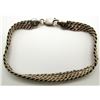 Image 2 : 7 INCH ITAL STERLING BRACELET W/BRAIDED