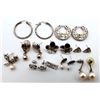 Image 2 : LOT OF STERLING RINGS. SOME WITH PEARL OR