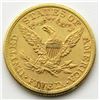 Image 2 : 1883 $5 GOLD LIBERTY HALF EAGLE