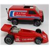 Image 1 : VINTAGE TONKA AJ FOYT RACING TEAM VAN & RACECAR