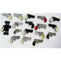 VINTAGE TOY DERRINGER TOY GUN LOT HUBLEY & MORE