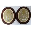 Image 1 : 2-OVAL FRAMED COIN COLLECTIONS