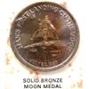 Image 1 : 20th CENTURY COINS w/BRONZE MAN on THE MOON