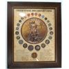 Image 3 : 20th CENTURY COINS w/BRONZE MAN on THE MOON
