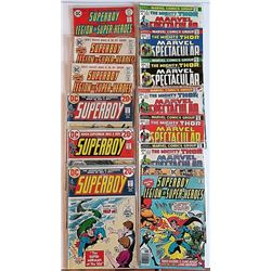 7-SUPERBOY COMIC BOOKS 20c COVERS