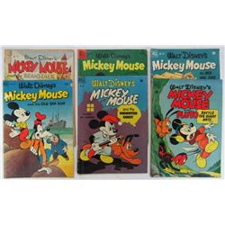 LOT OF 6 WALT DISNEY'S MICKEY MOUSE