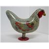 Image 1 : VINTAGE WYANDOTTE TIN TOY CHICKEN -LAYS EGGS*