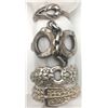 Image 1 : 4-STERLING RINGS WITH DIFFERENT DESIGNS