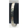 Image 1 : CROWN STERLING BANGLE WITH FLOWER