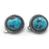 Image 1 : PAIR OF NAVAJO STERLING EARRINGS WITH