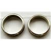 Image 2 : 2-STERLING MEN'S RINGS WITH FEET ENGRAVING