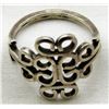 Image 2 : MEXICO STERLING SIZE 8 RING WITH CUT OUT DESIGN