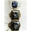 Image 1 : 3-MEN'S 925 RINGS WITH GORGEOUS DESIGNS