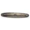 Image 2 : ANTIQUE STERLING BROOCH WITH FLORAL ENGRAVED
