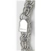 Image 2 : 6 INCH STERLING HEART LINKED BRACELET