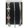 Image 1 : 3-STERLING BRACELETS (1)WITH CLEAR STONE
