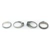 Image 2 : 4-STERLING RINGS WITH BLUE STONE ACCENTS