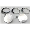 Image 2 : 3-BIRTHSTONE RINGS AND (2)BIRTHSTONE PENDANTS