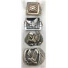 Image 1 : 4-MEN'S RINGS: SOME WITH BLACK ONYX AND